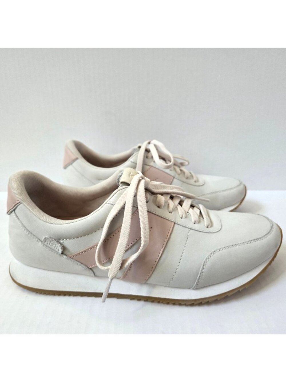 Kizik Shoes Womens 11 Milan Hands Free Comfort Sneakers Bone / Pink - Picture 6 of 12